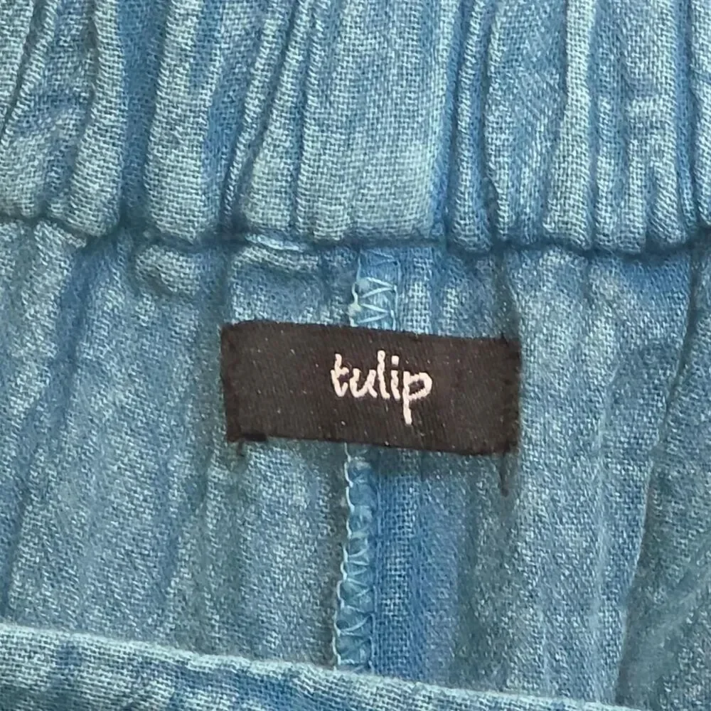 tulip Women's Blue Trousers - Picture 3 of 4